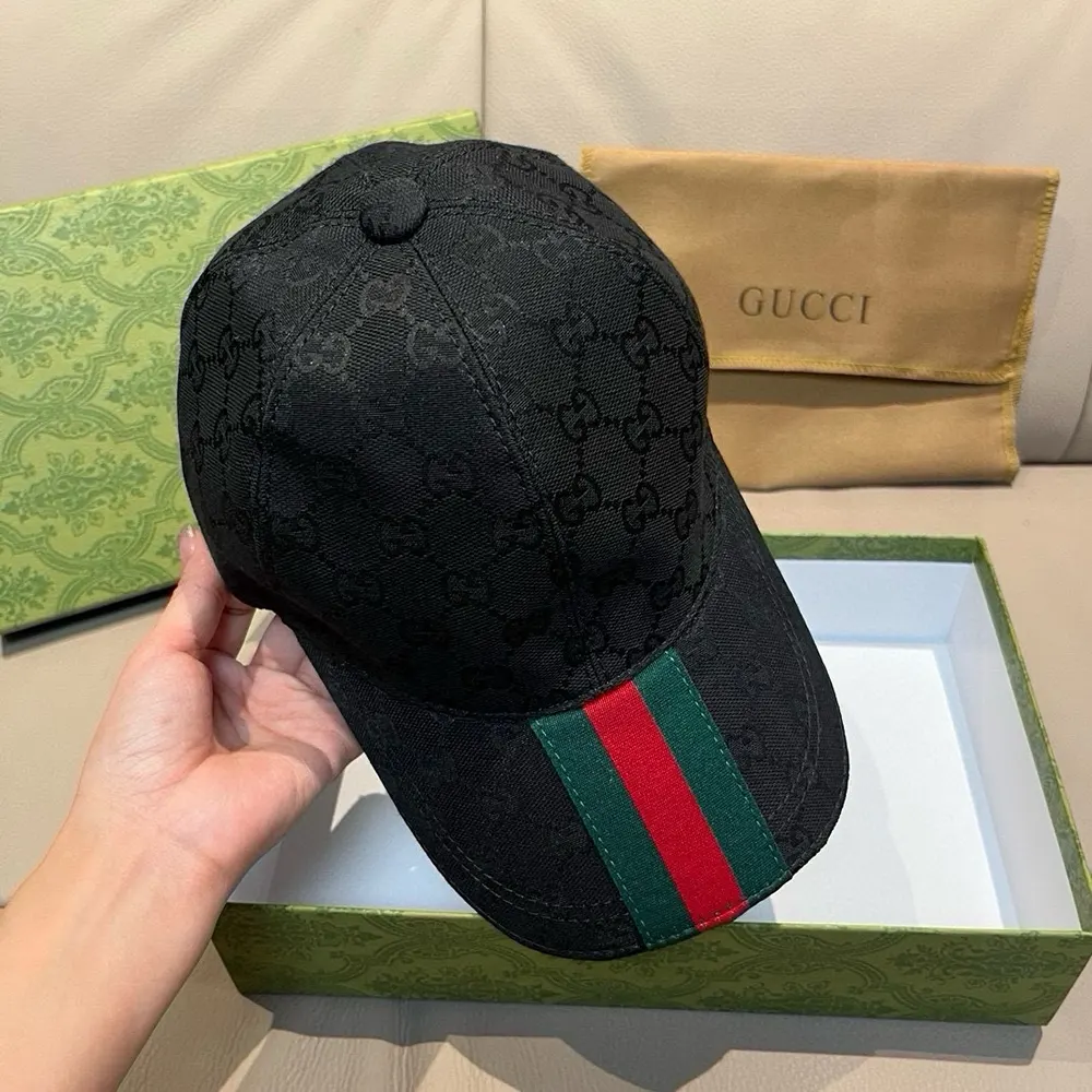 G*u*i unisex original gg canvas baseball hat-black 7890164hbcp1066