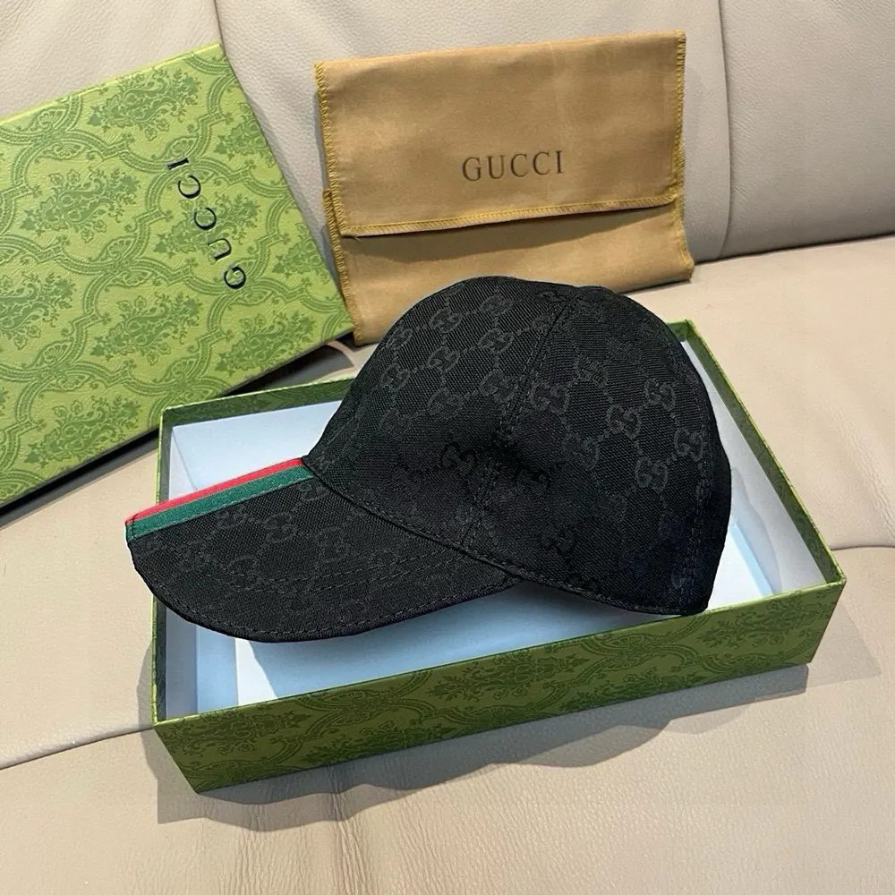 G*u*i unisex original gg canvas baseball hat-black 7890164hbcp1066