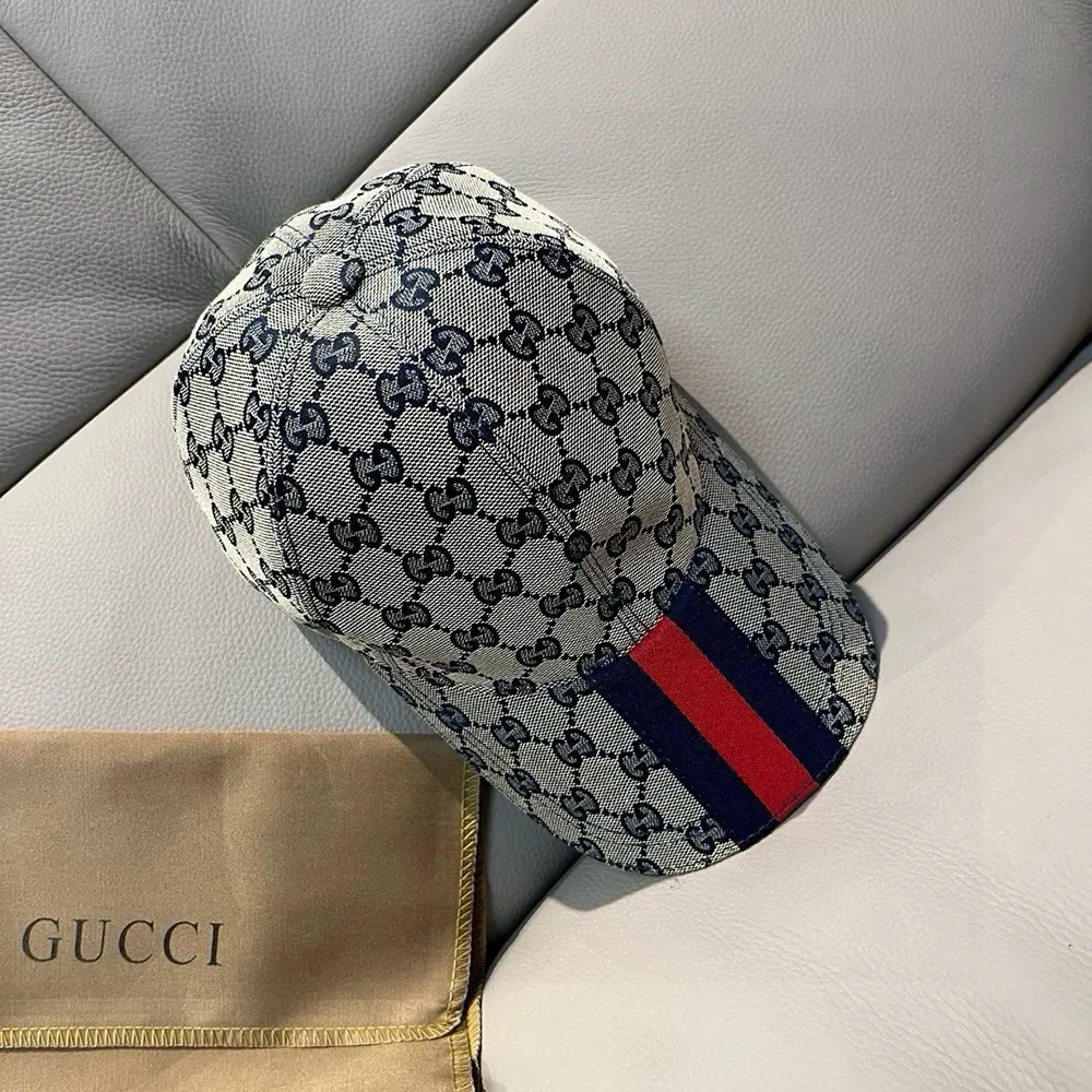 G*u*i unisex original gg canvas baseball hat-navy 7890164hba84084