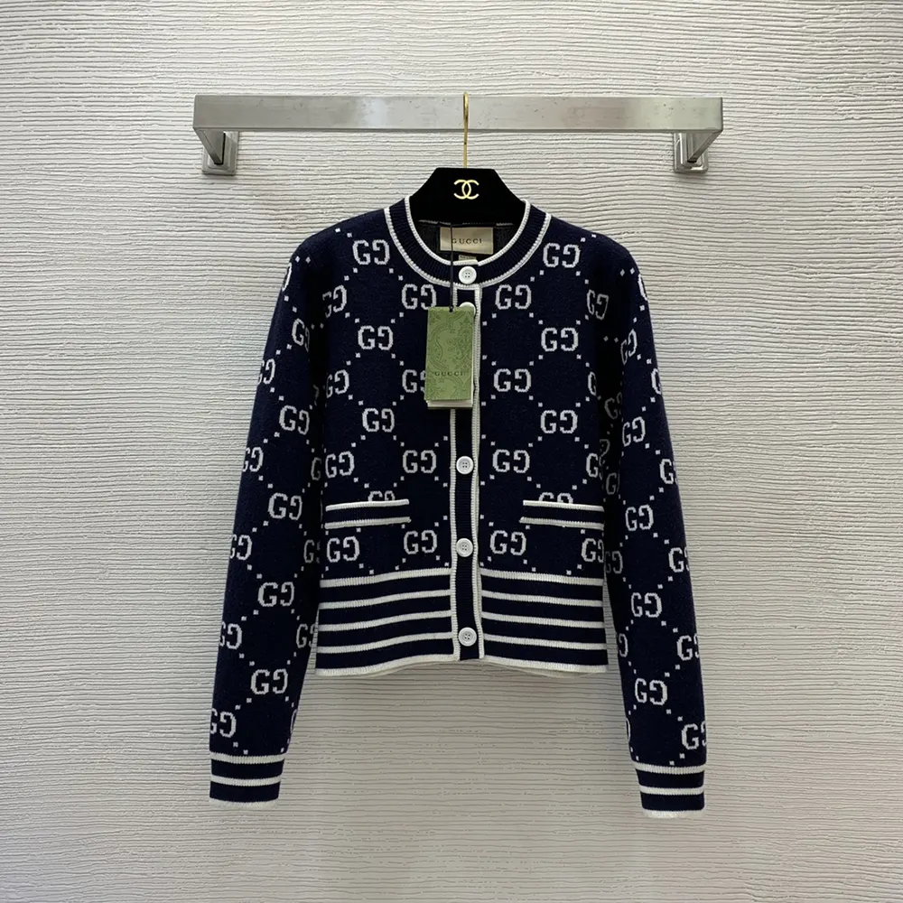 G*u*i women gg cotton jacquard cardigan 753917xkcan4769