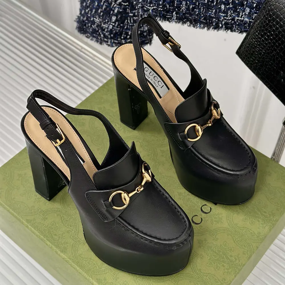 G*u*i women horsebit platform loafer singback 805308aadcw1000
