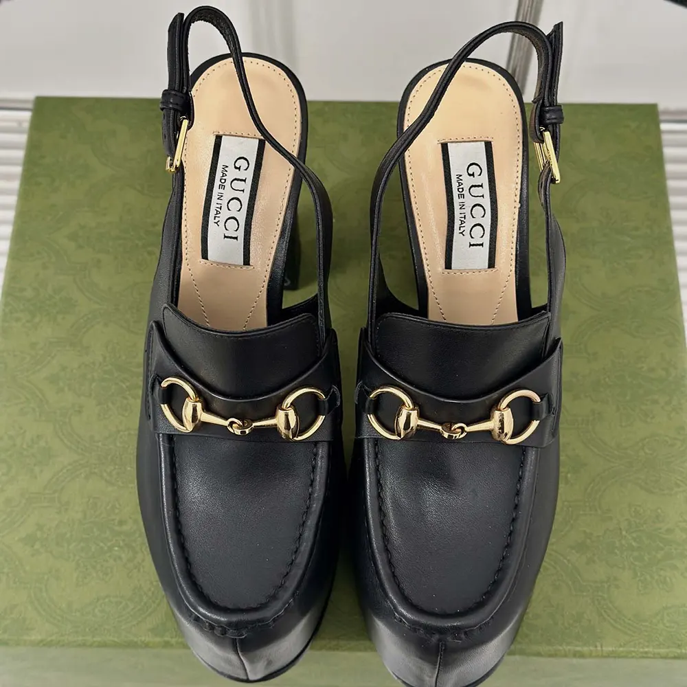 G*u*i women horsebit platform loafer singback 805308aadcw1000