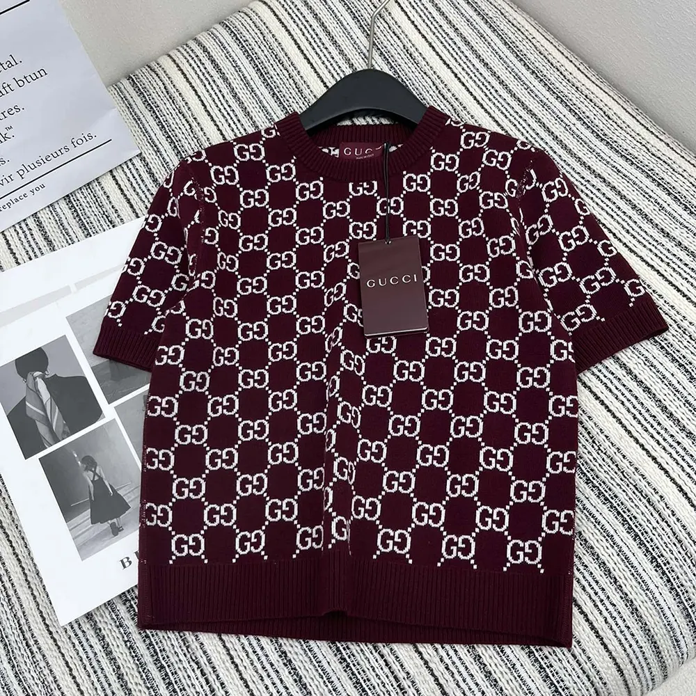 G*u*i women reversible gg wool jacquard top 798159xkd8t6419