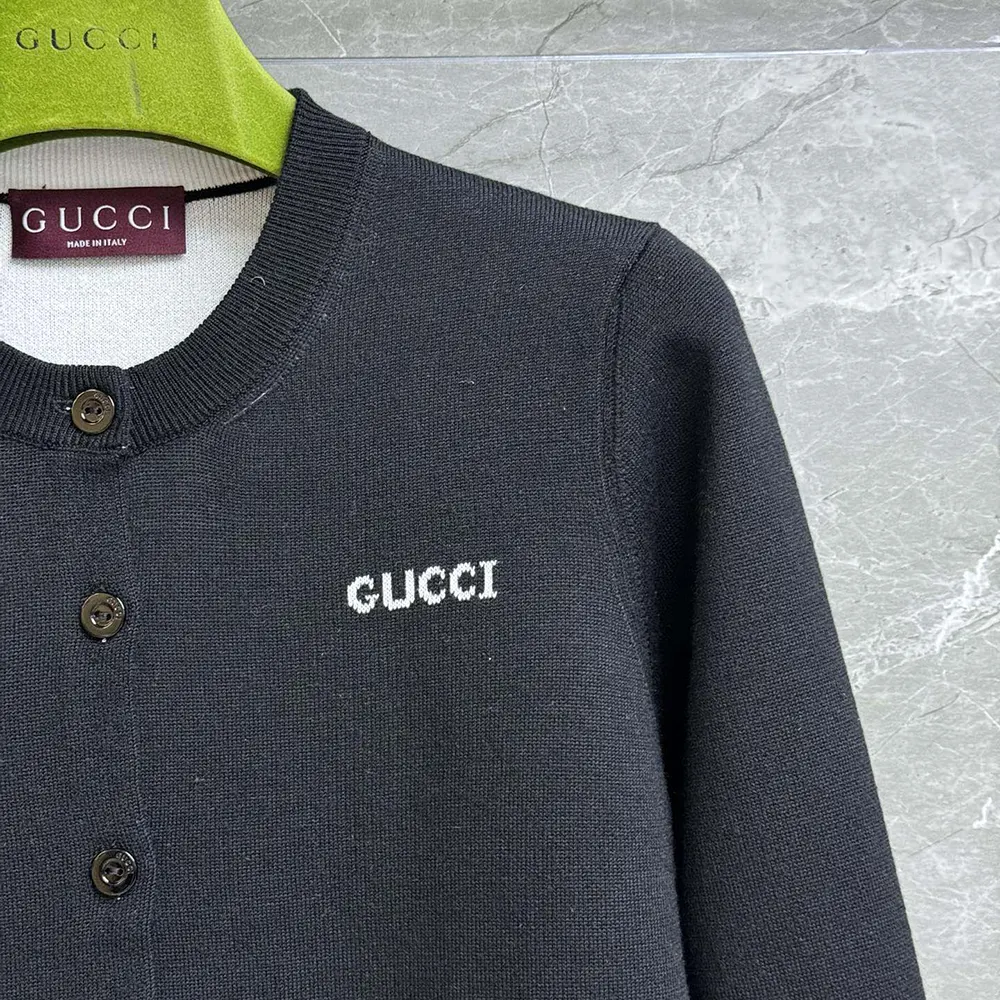 G*u*i men wool jacquard cardigan with intarsia 789673 xkd3p 1289