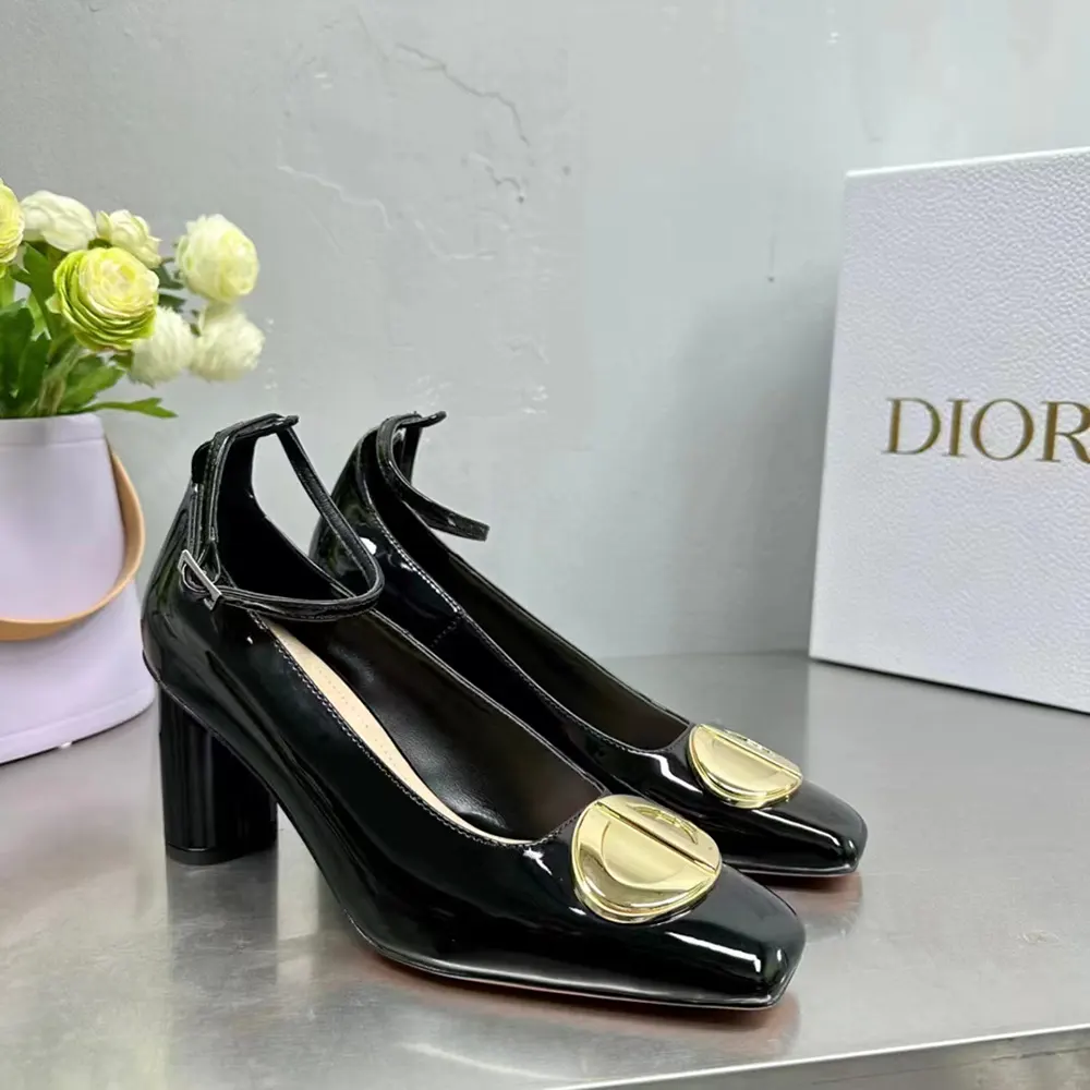 Dior Women CD Forever Dior Pump Black Patent Calfskin