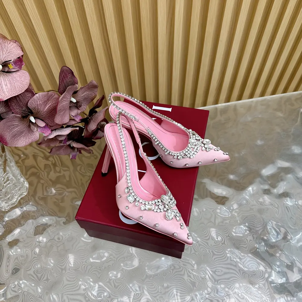 G*u*i women pump with crystals light pink satin 812192fad2v5741