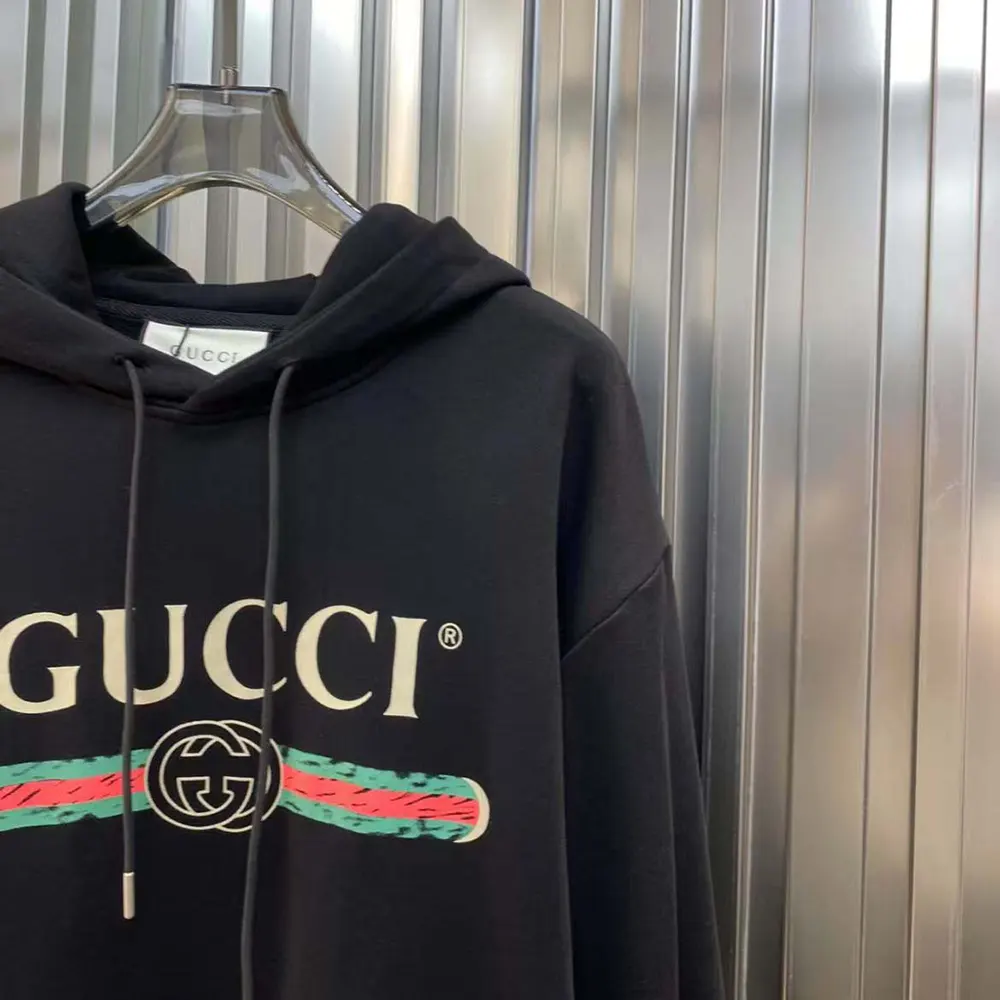G*u*i men gg cotton jersey sweatshirt G*u*i print-black