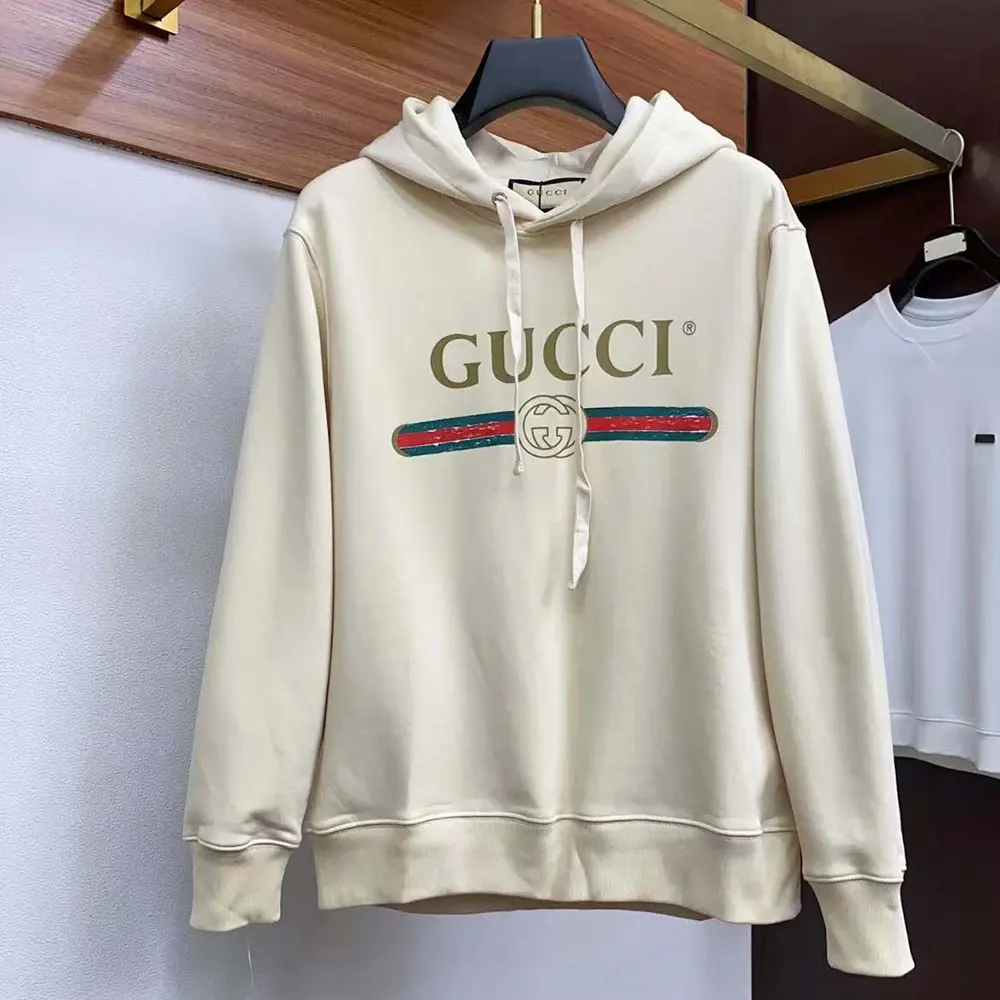 G*u*i men gg cotton jersey sweatshirt G*u*i print-white