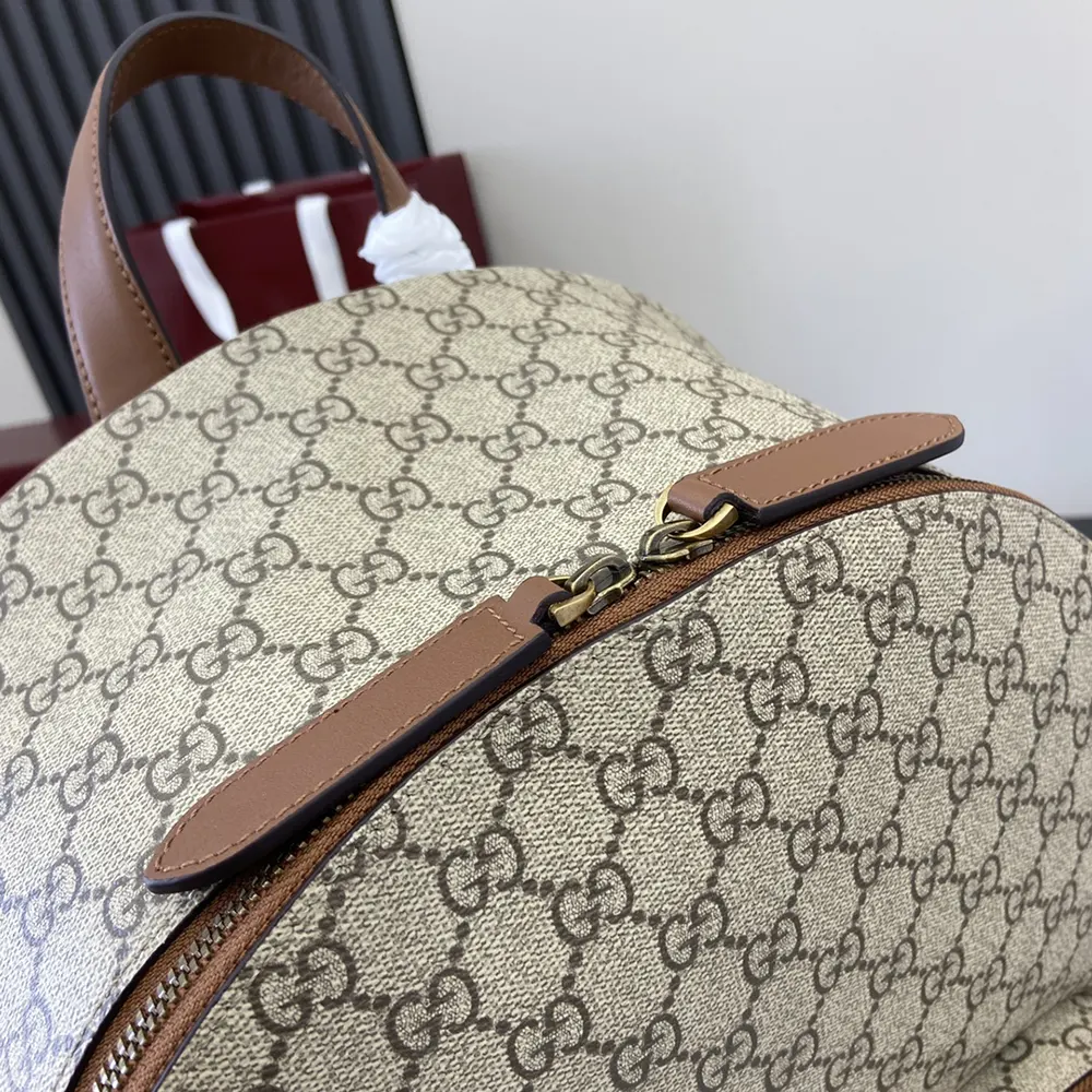 G*u*i unisex gg emblem medium backpack-brown 821159faed39786