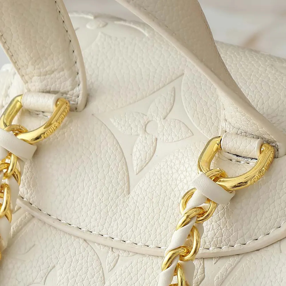 Louis Vuitton LV Women Backup in Cowhide-leather Trim-White M47106