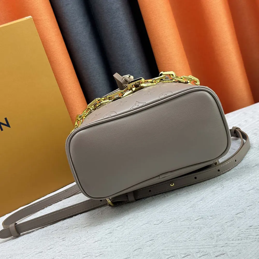 Louis Vuitton LV Women Coussin Backpack PM-Gray M13358
