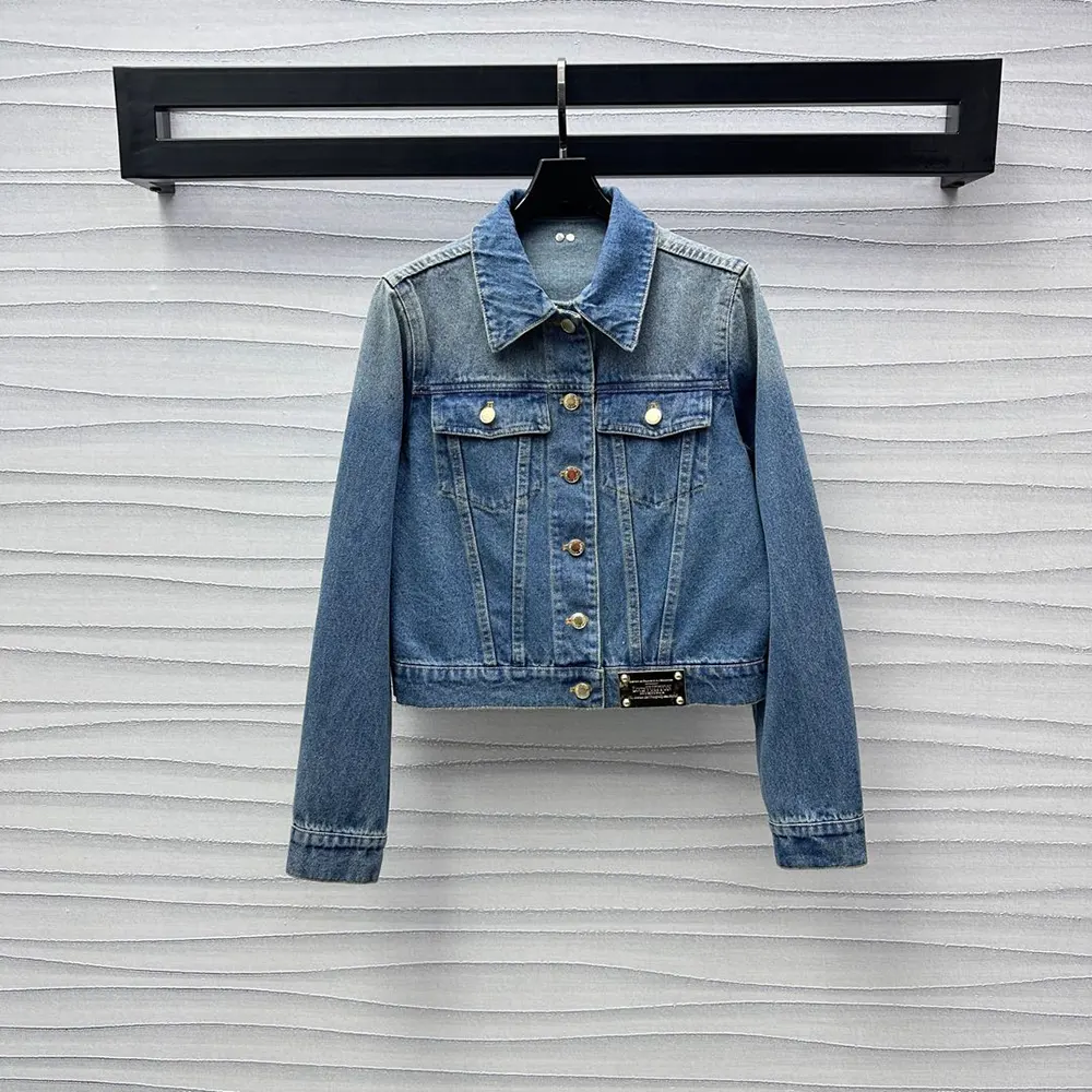 Louis Vuitton Women Short Denim Jacket 1ACCX8