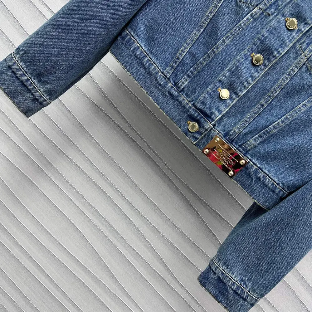 Louis Vuitton Women Short Denim Jacket 1ACCX8