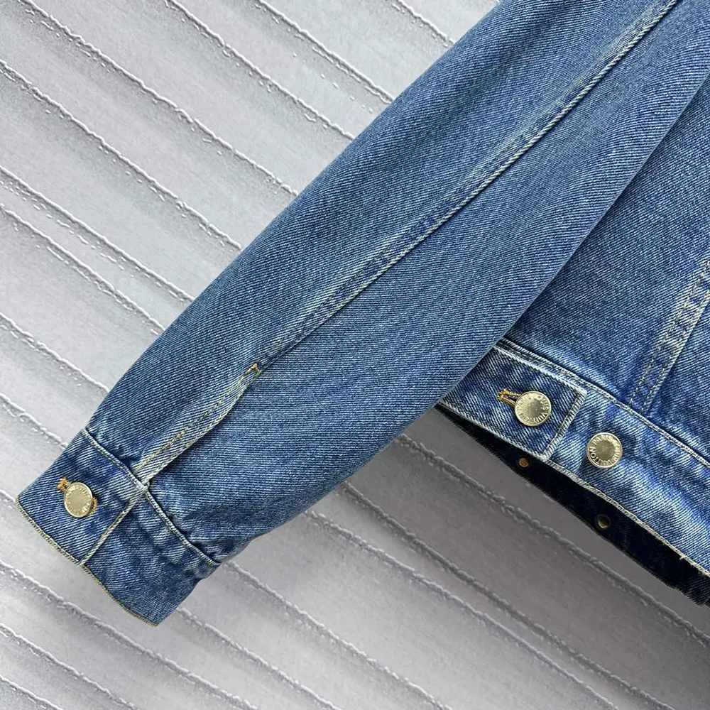 Louis Vuitton Women Short Denim Jacket 1ACCX8