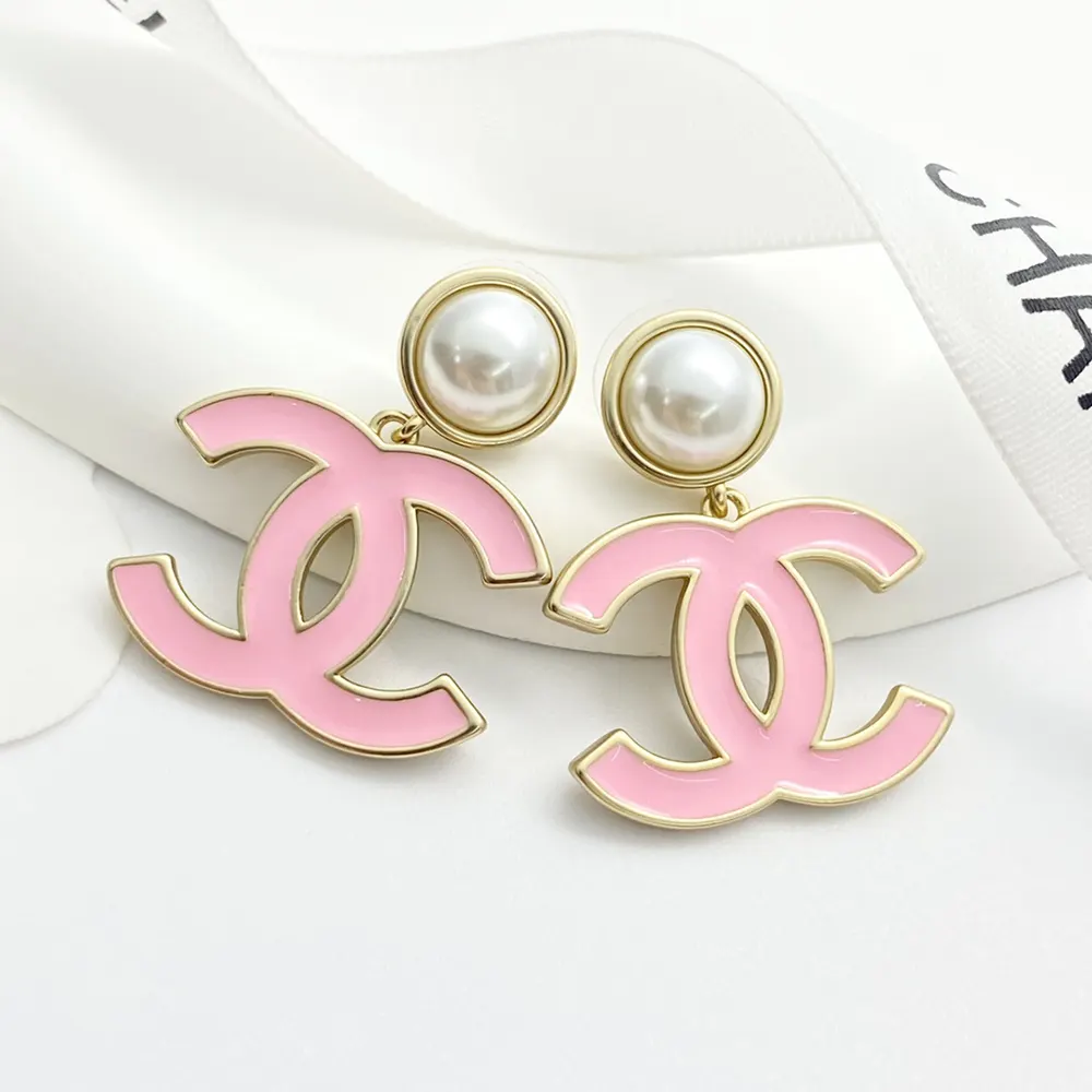 Chanel Women Pendant Earrings Metal Resin ABF397B19975