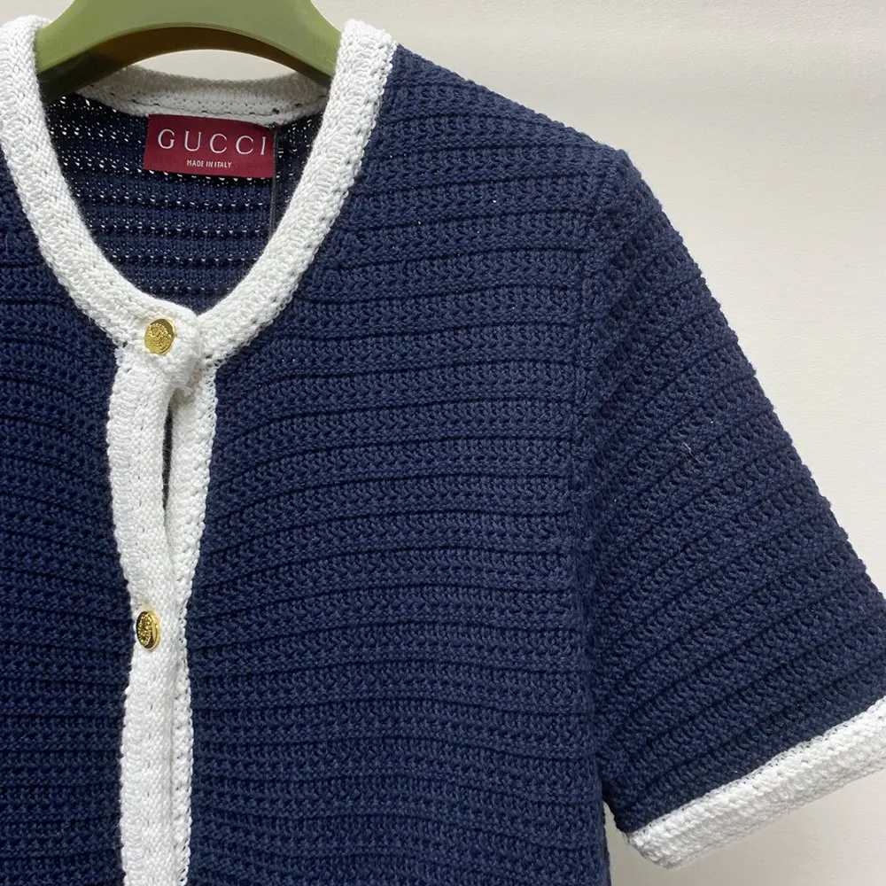 G*u*i women fine cotton cardigan 819373xkeot4144