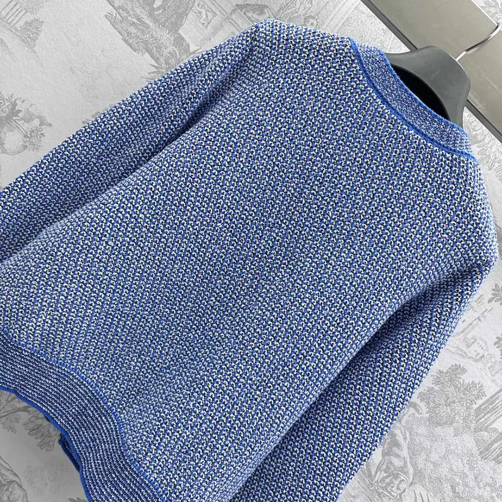 G*u*i women fine cotton crewneck cardigan 818643xkenr4179