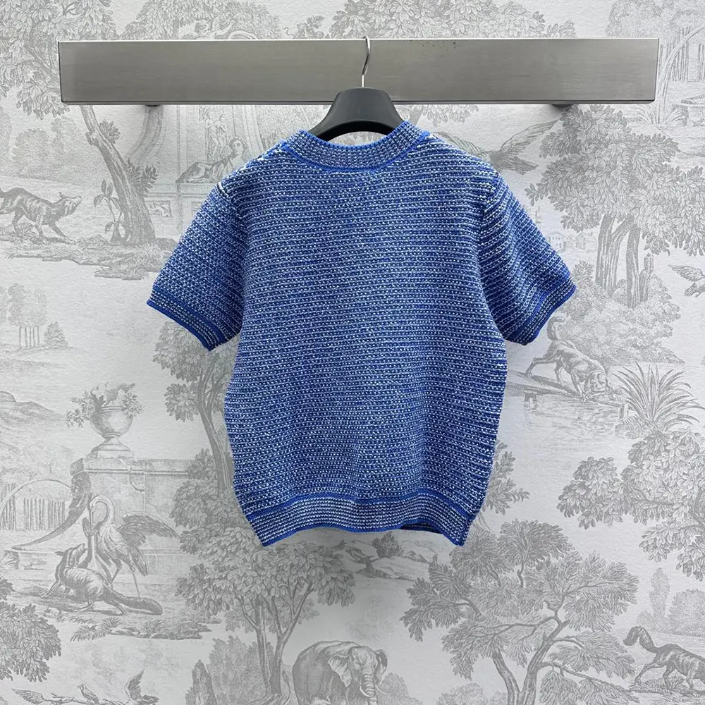 G*u*i women fine cotton crewneck top 818647xkens4179