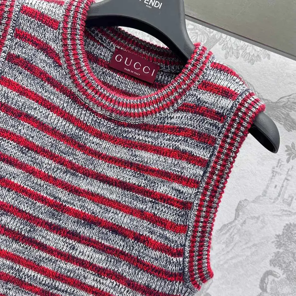 G*u*i women wool cotton crewneck top 813830xkei19971