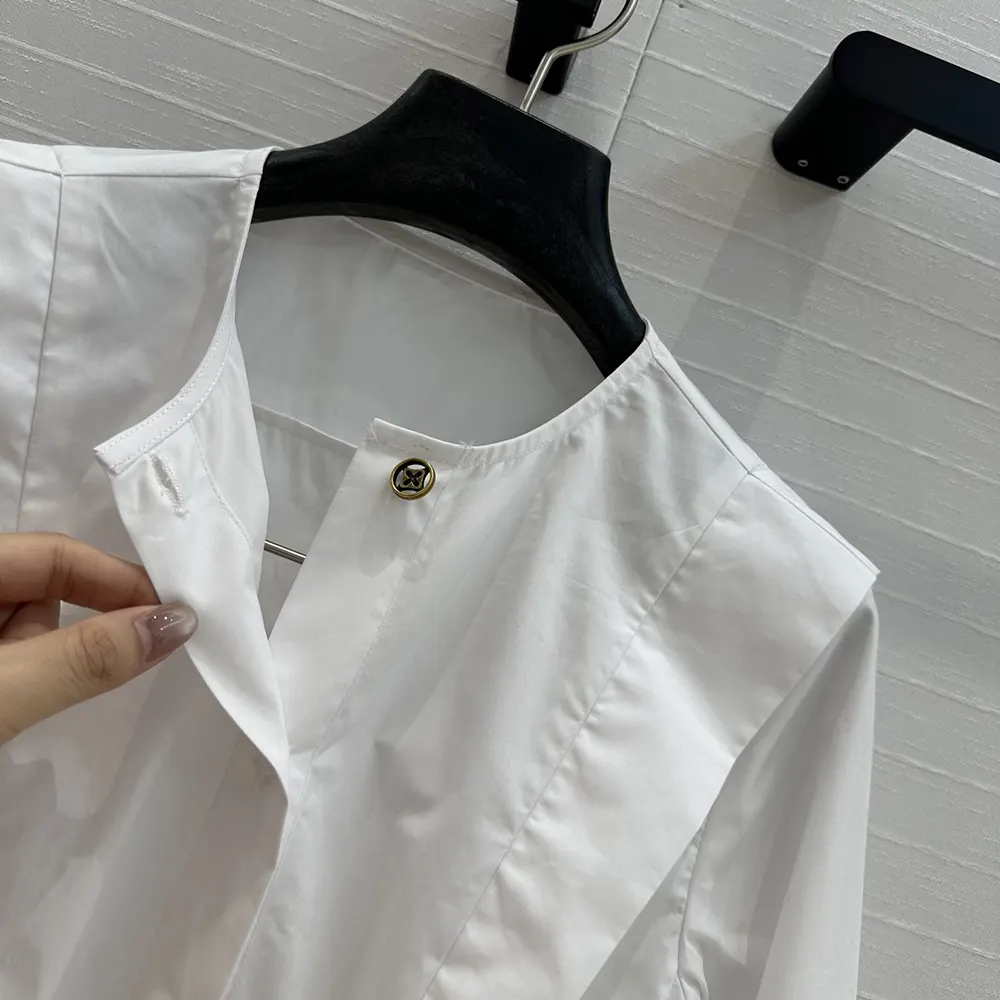 Louis Vuitton LV Women Poplin Peplum Blouse 1AHHMN