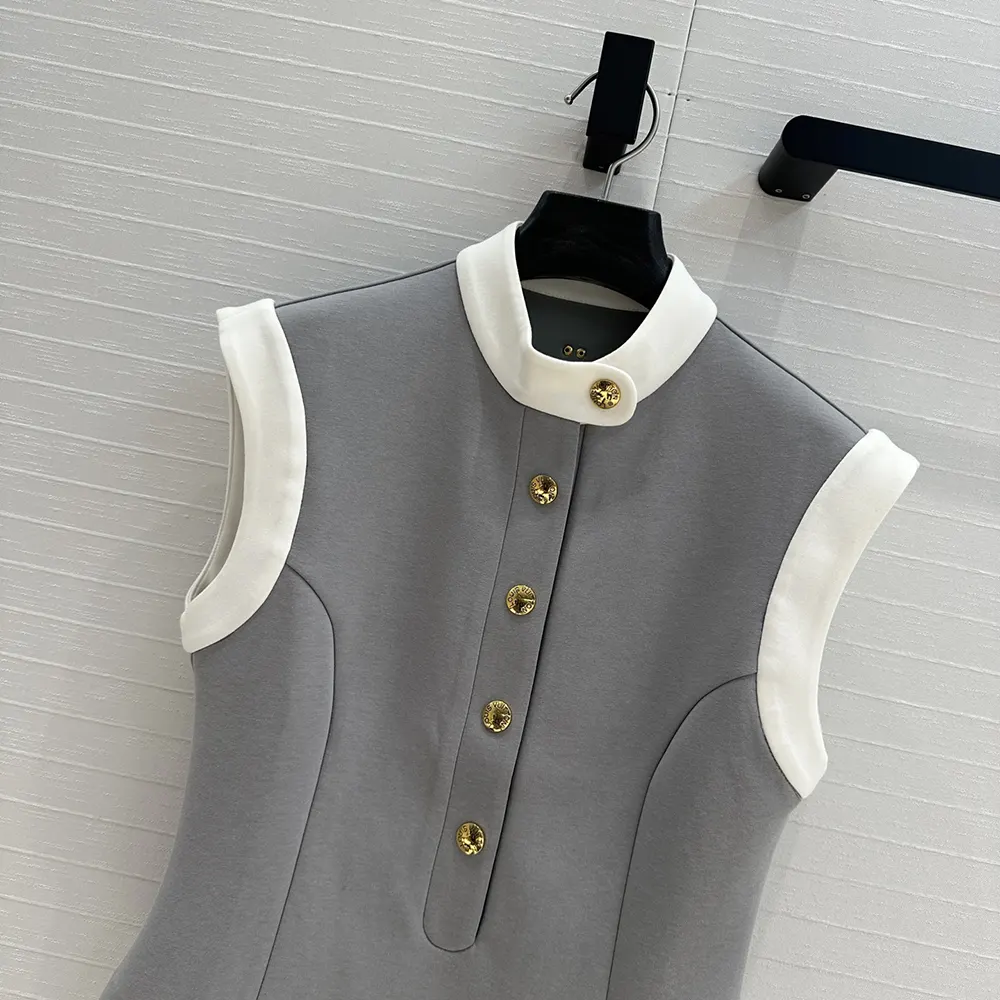 Louis Vuitton LV Women Technical Jersey Color-Block Peplum Top