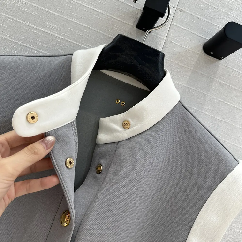 Louis Vuitton LV Women Technical Jersey Color-Block Peplum Top